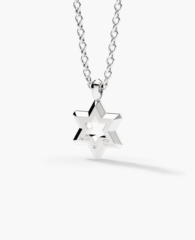 STAR OF DAVID Silver Pendant