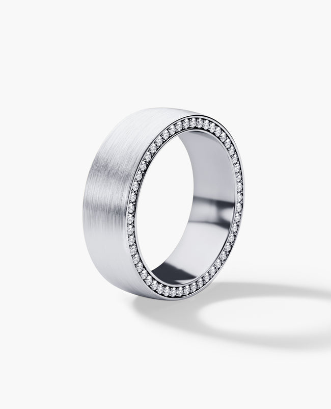 JERRITT Comfort Fit Gold Ring with 0.70ct Diamonds