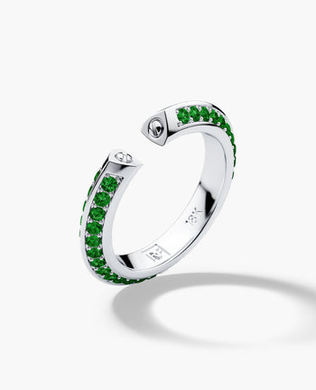 Sample - BASIN Gold Ring with 1.85ct Emeralds