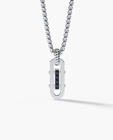 ROPES Amulet Gold Pendant with 0.20ct Black Diamonds