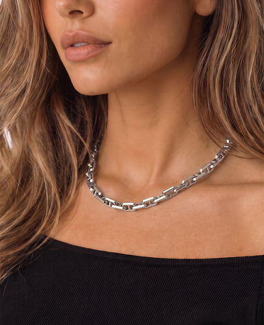 HERCULES Silver Chain Necklace - 7mm