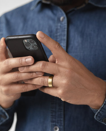 Ready to Ship - JERRITT Comfort Fit Gold Ring with 0.70ct Diamonds
