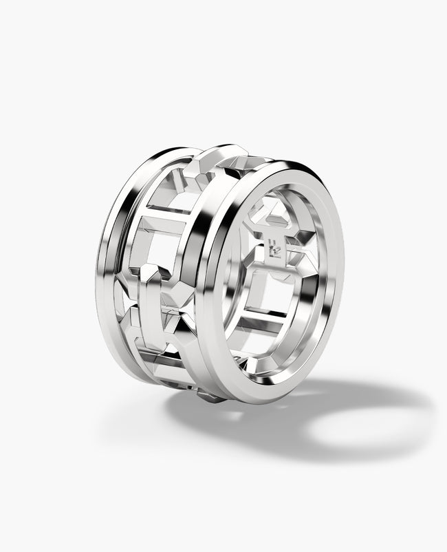 HERCULES Silver Ring - Wide Version