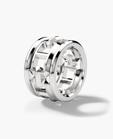 HERCULES Silver Ring - Wide Version