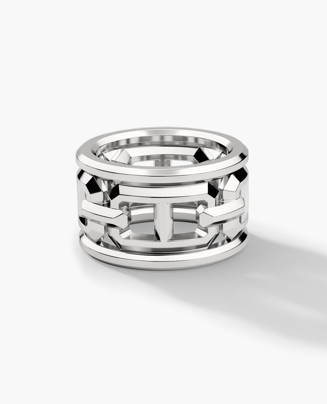 HERCULES Silver Ring - Wide Version