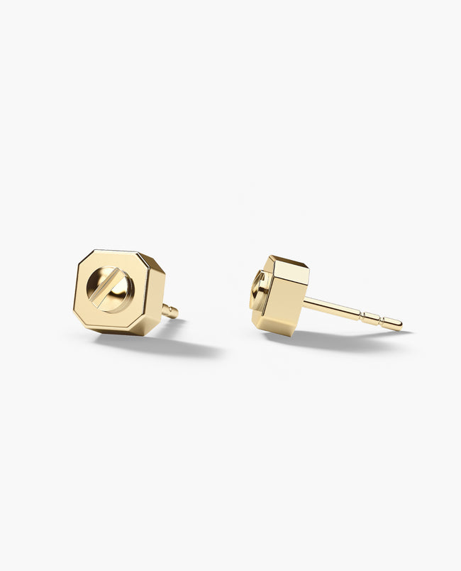 LA PAZ Gold Single Stud Earring