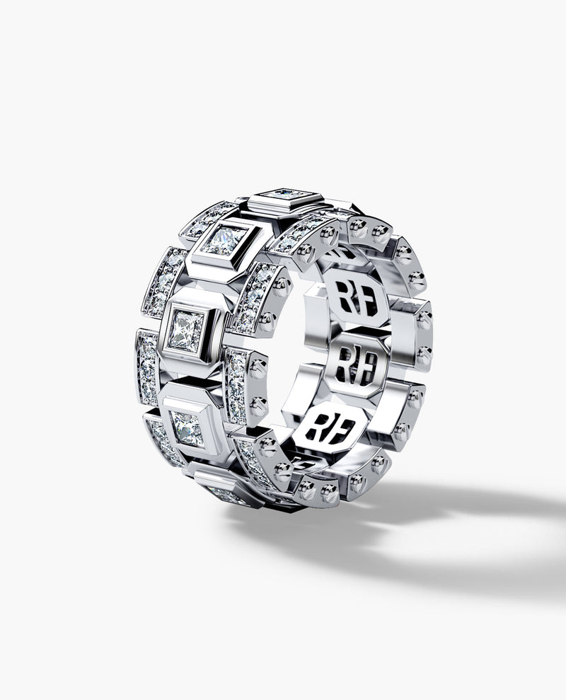 Male Heavy Rings Big and Heavy Gold Rings, Wide Rings for Men - Rockford Collection