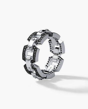 Sample - NORTHSTAR Gold Ring with 0.50ct Black Diamonds