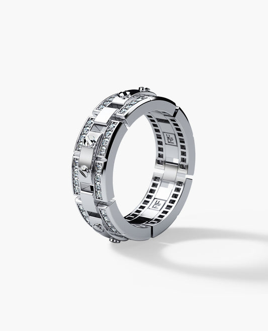 REX Gold Ring with 0.40ct Diamonds