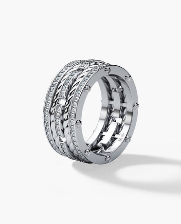 ROPES Gold Ring with 1.45ct Diamonds