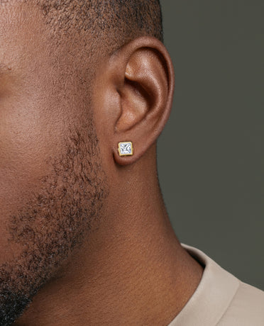 LA PAZ Gold Single Stud Earring with 0.90ct Diamonds