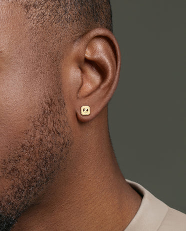 LA PAZ Gold Single Stud Earring