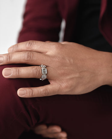 BRIGGS Gold Ring with 0.70ct Diamonds