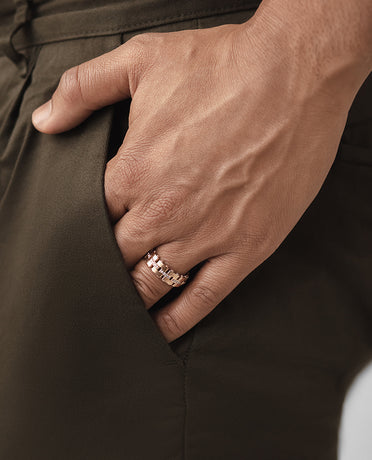 GETCHELL Gold Ring with 0.40ct Diamonds