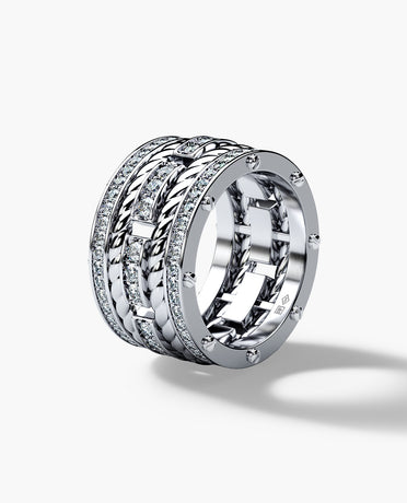 ROPES Gold Ring with 2.40ct Diamonds