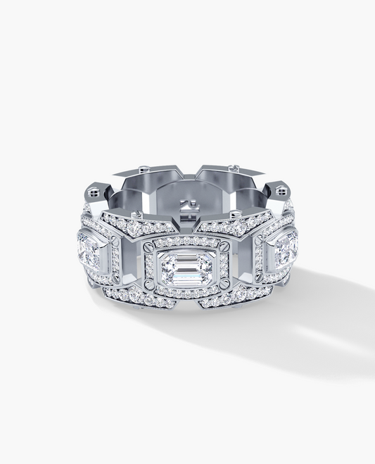 ARGONAUT Gold Ring with 3.80ct Diamonds