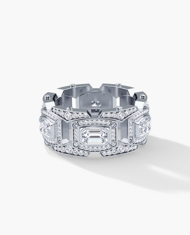 ARGONAUT Gold Ring with 3.80ct Diamonds
